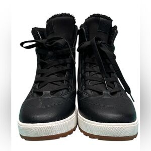 #386 Men’s Vessi Black High-Top Boots